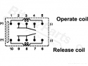 Relay bi-stable subminiature / Latching 1 coil 5V Zettler AZ850P1-5 